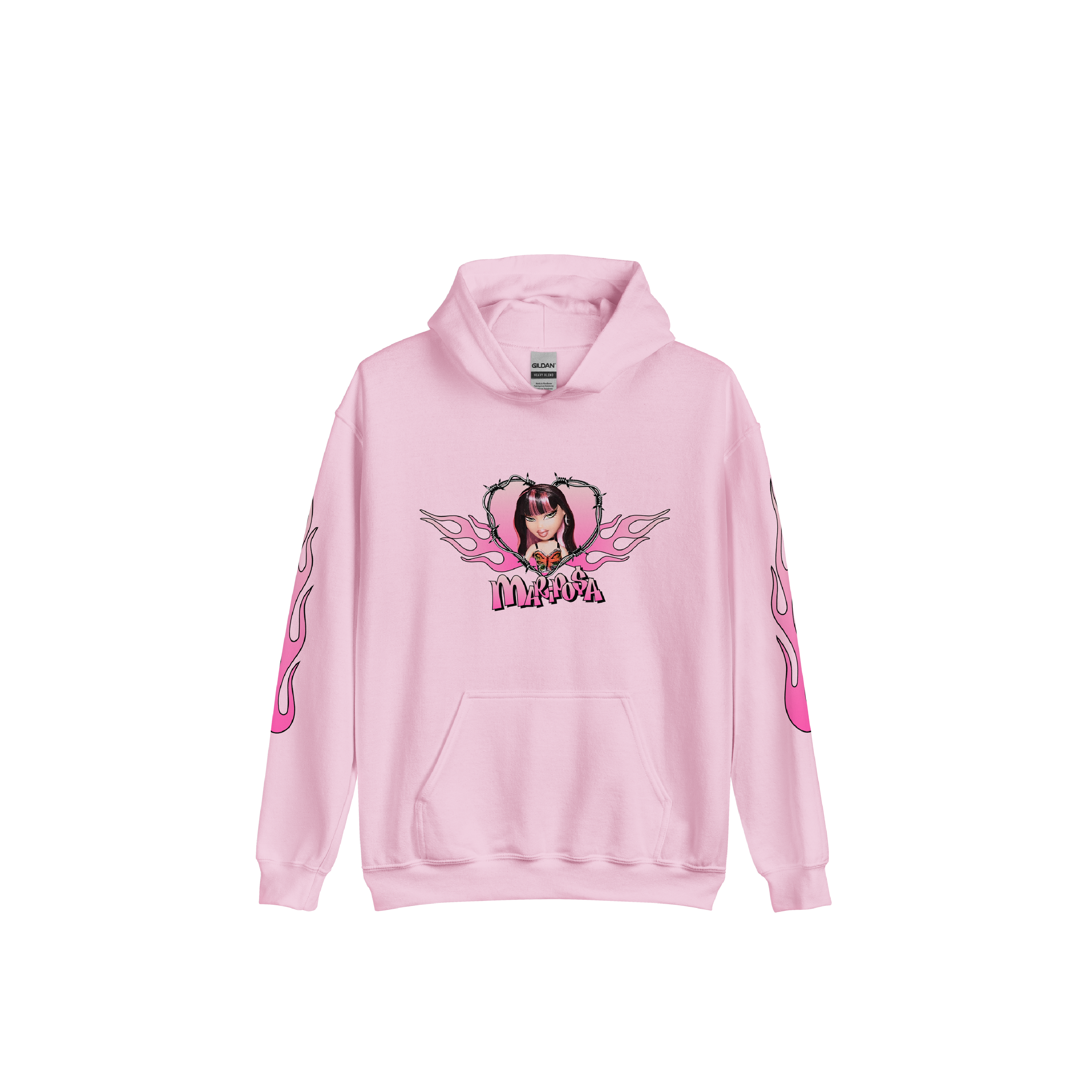 Doll Flames Hoodie