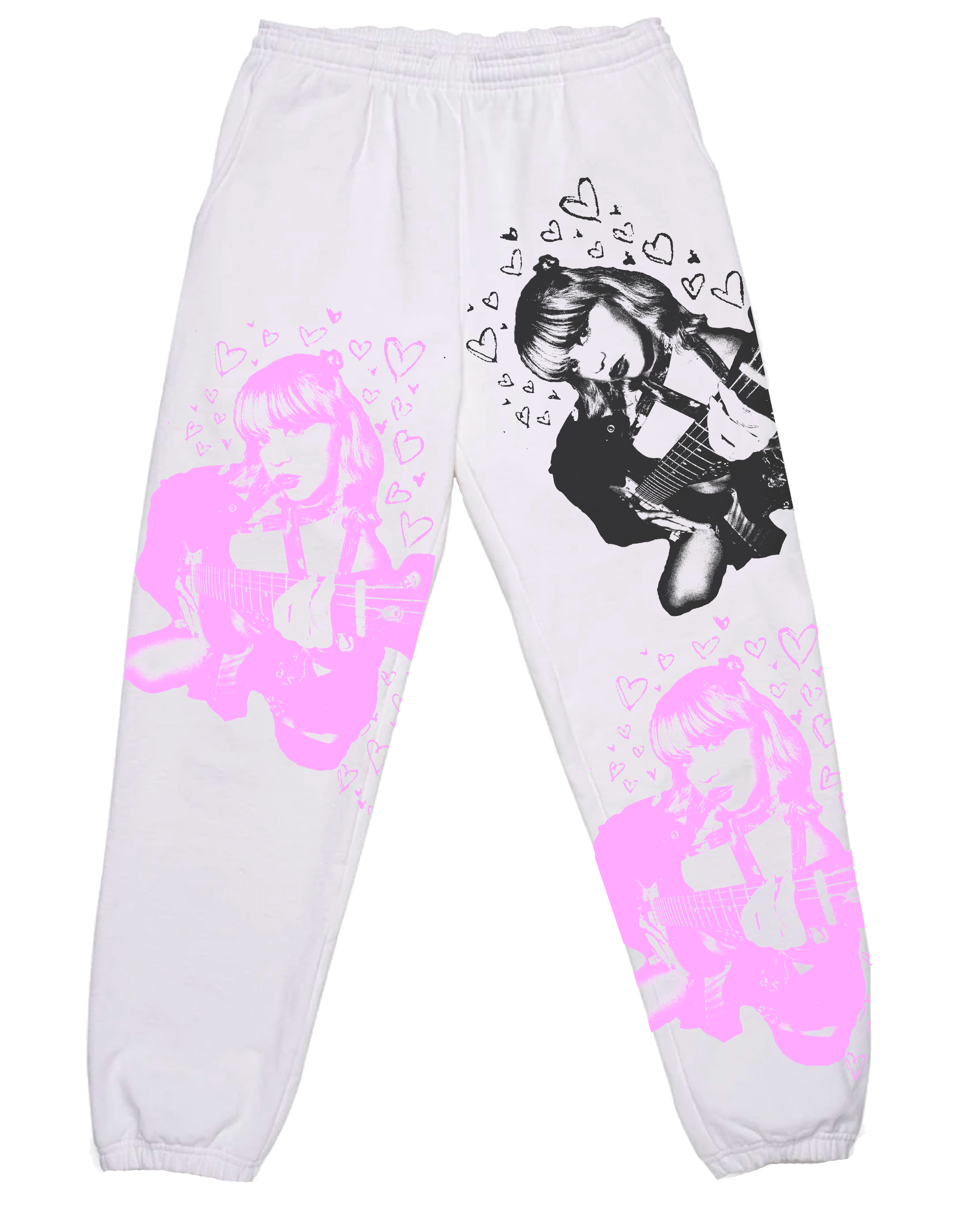 White Maripo$a Sweats