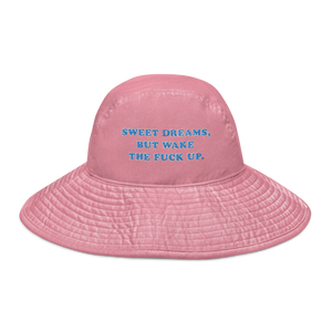 Sweet Dreams Embroidered Bucket Hat